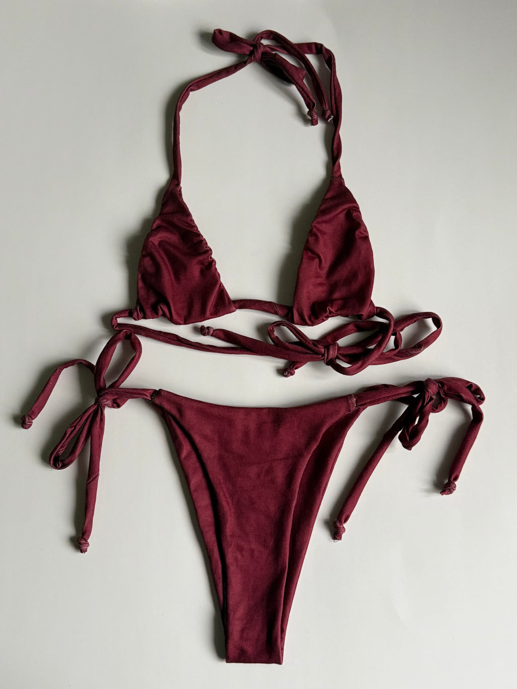 1:1 Handmade Upcycled String Tie Bikini