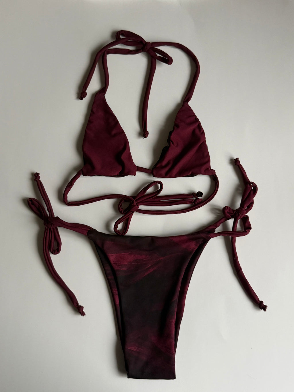 1:1 Handmade Upcycled String Tie Bikini