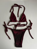 1:1 Handmade Upcycled String Tie Bikini